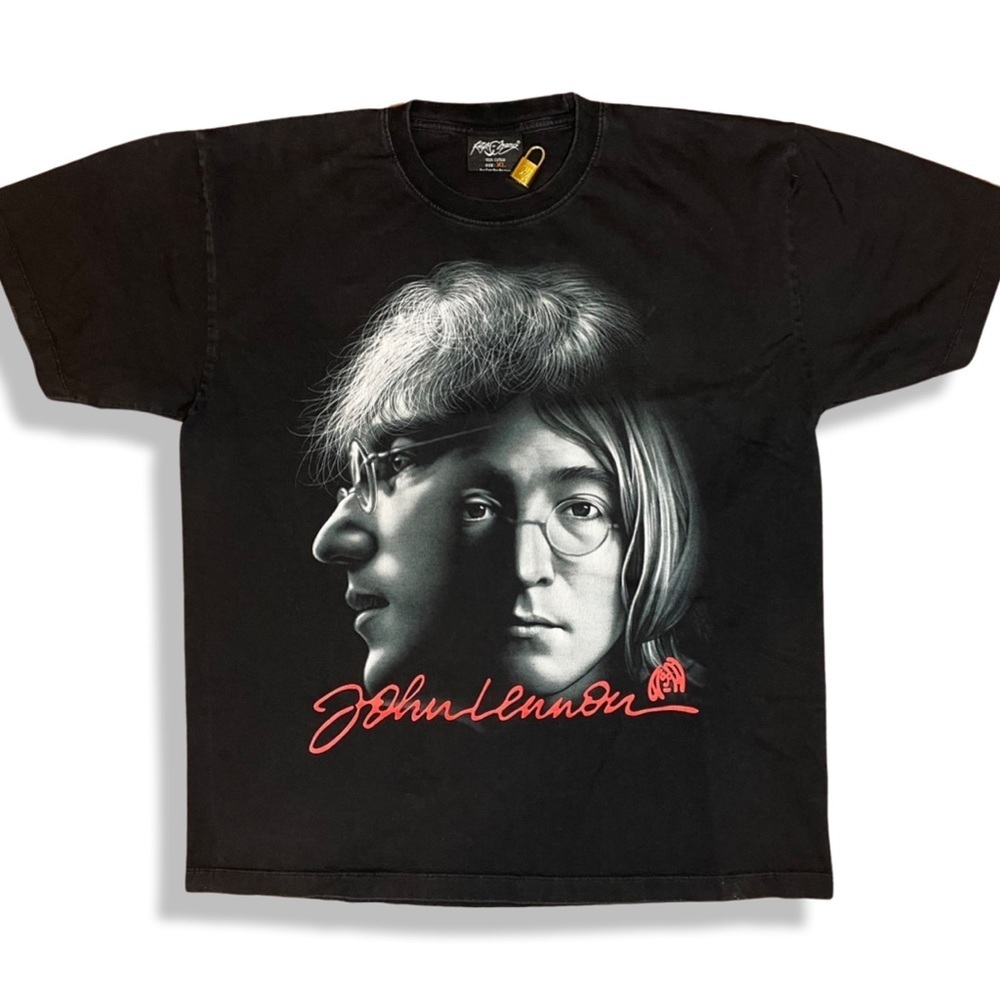 Vintage Y2K John Lennon Beatles Front & Back Graphic Band Tee